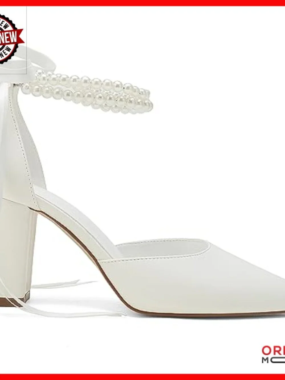 Chunky Heel Pumps, Closed Toe, Satin Ankle Strap, 2.4 Inch Block Heel